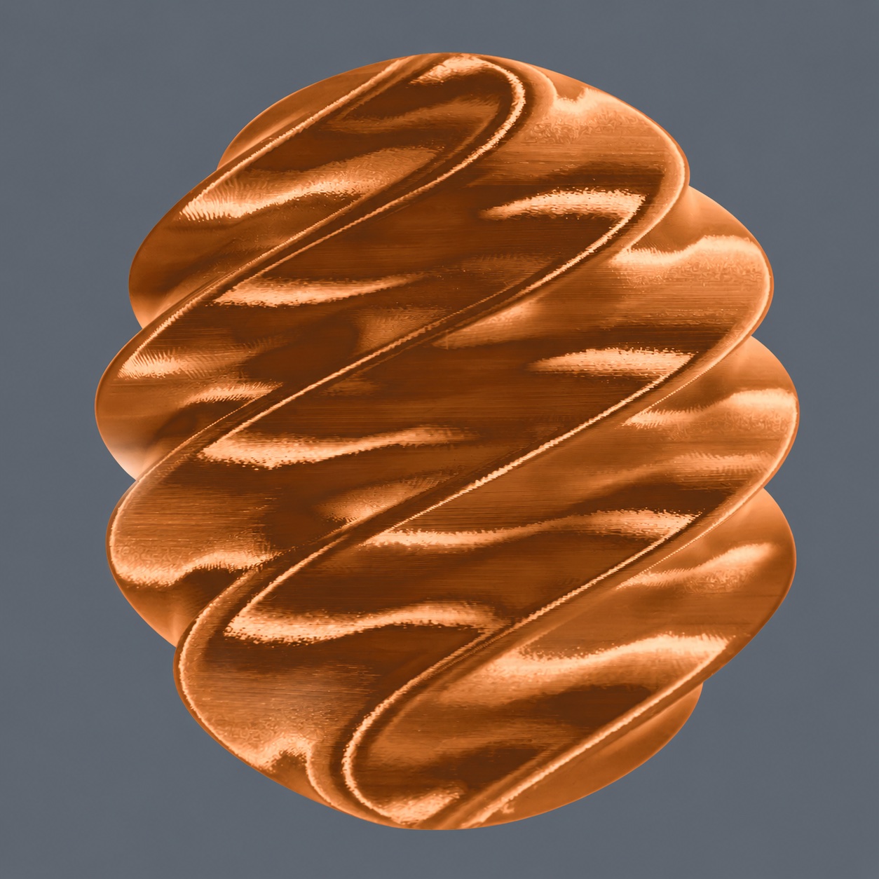 Silk Copper supplied color sample