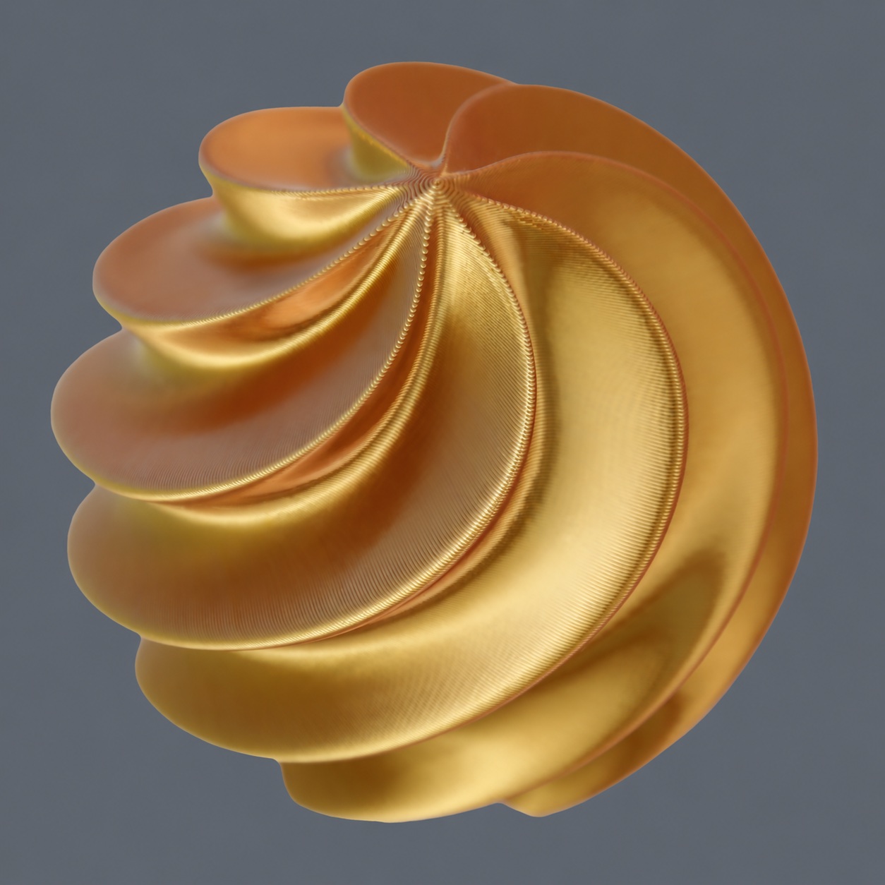 Gold, Green & Copper supplied color sample