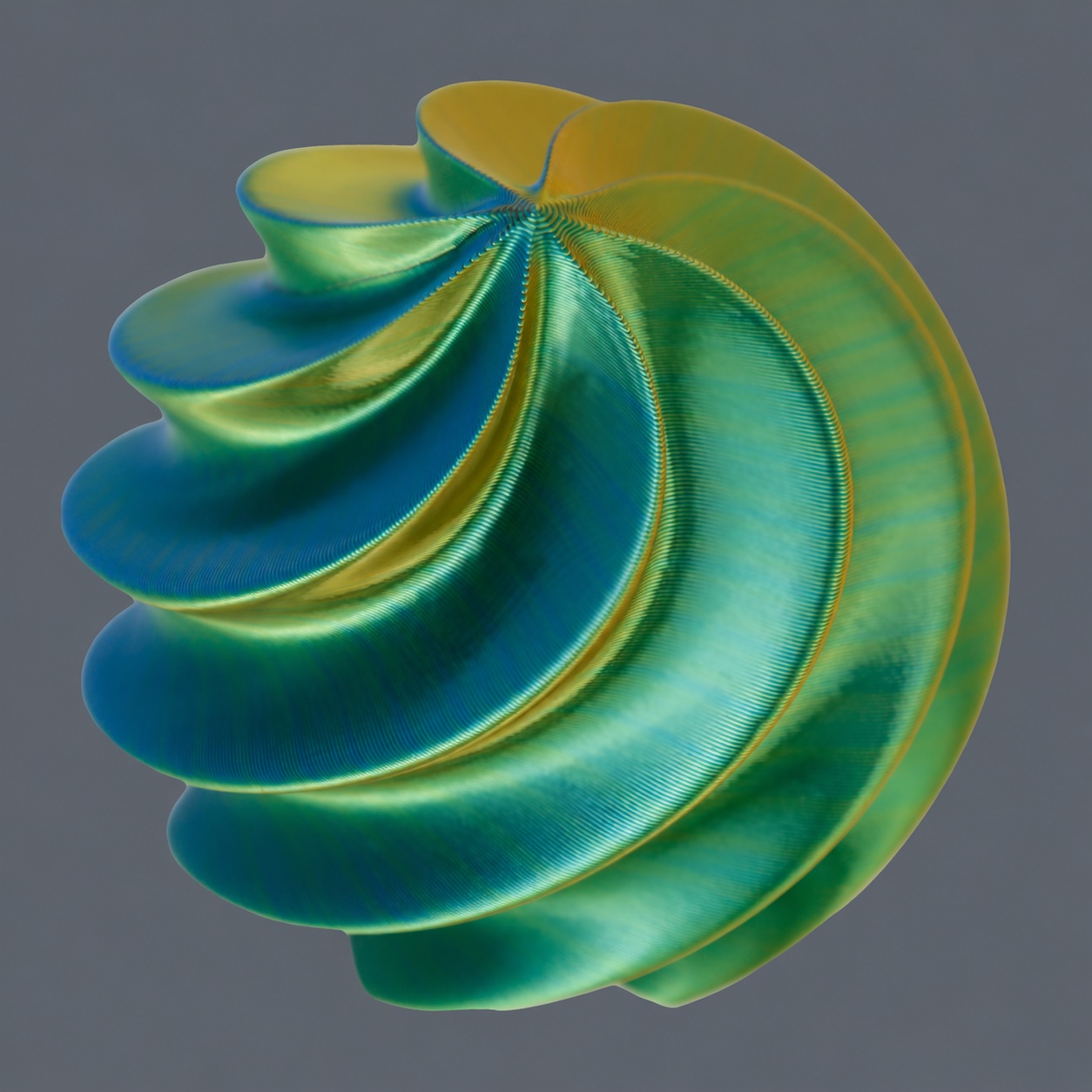 Blue, Green & Gold supplied color sample