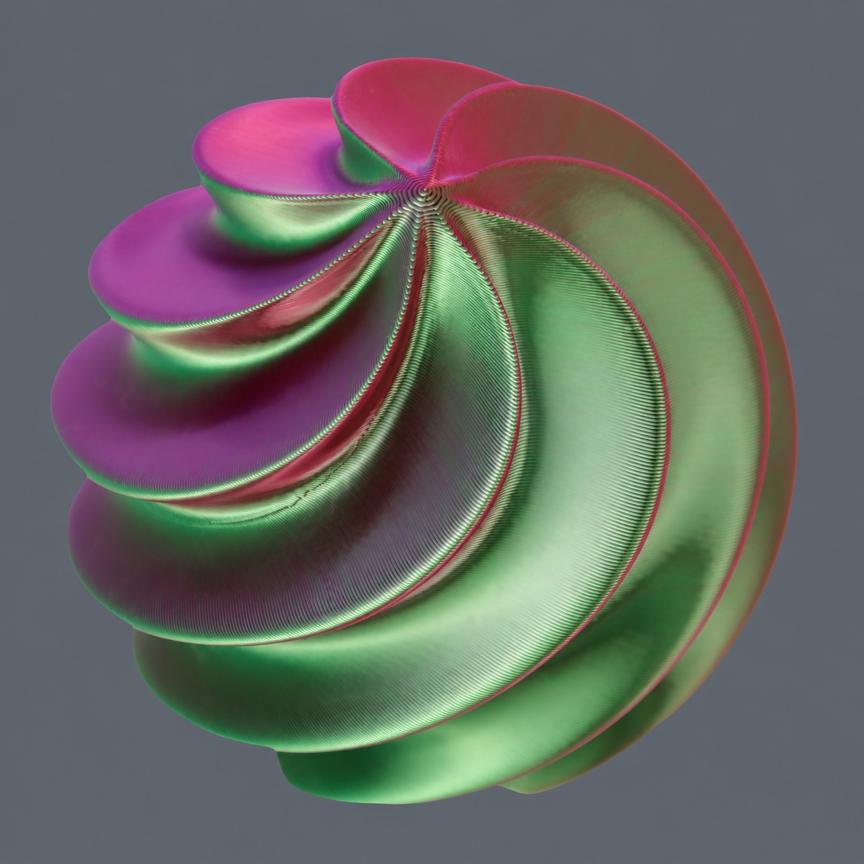 Green, Red & Purple supplied color sample