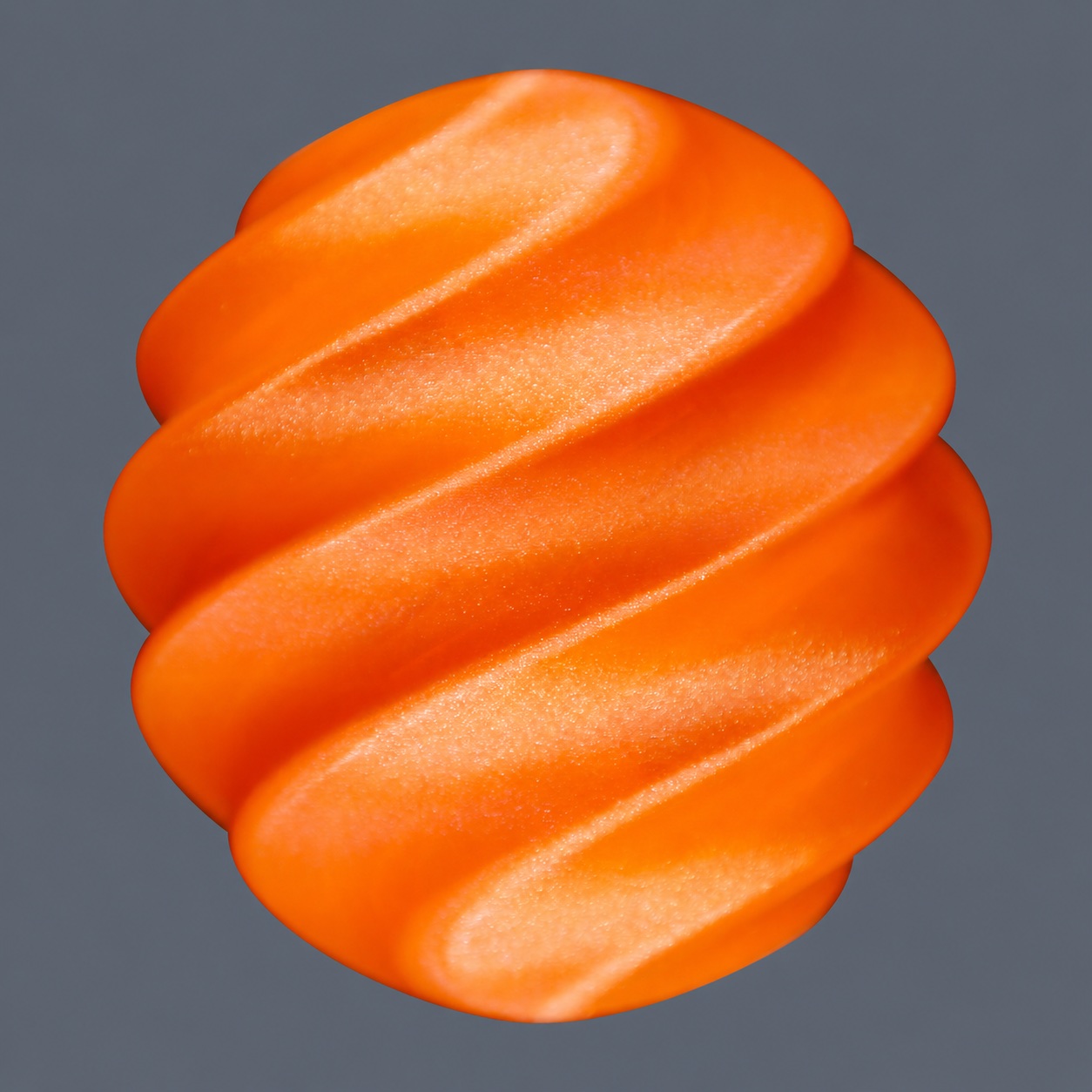 Pearlescent Starry Orange supplied color sample