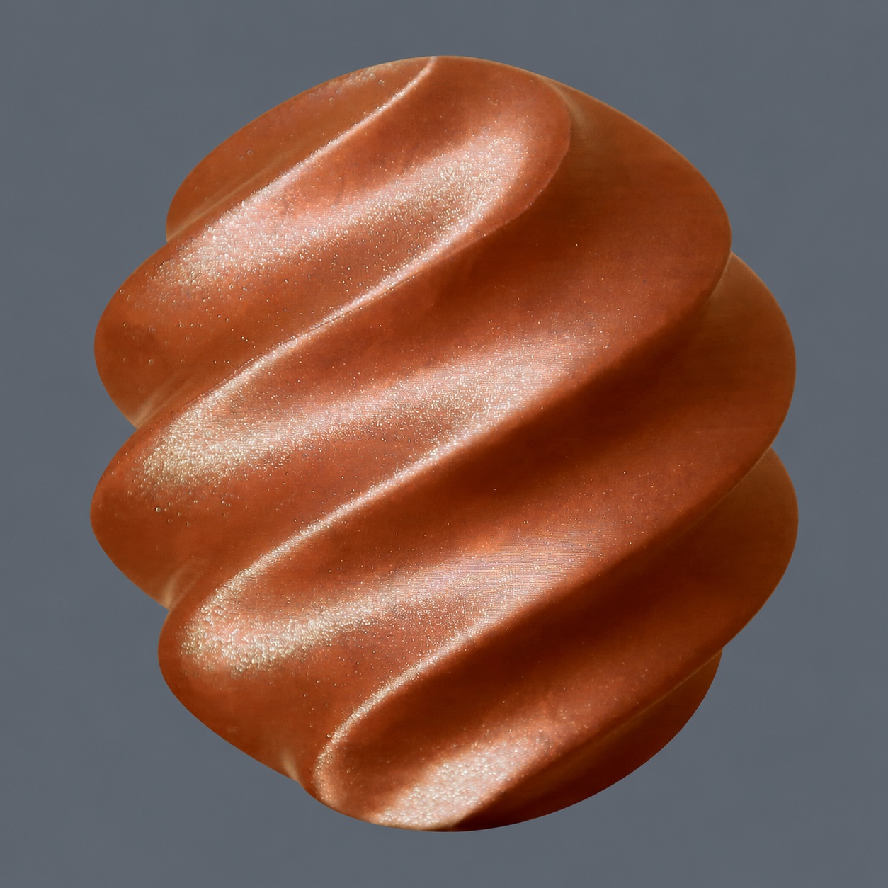 Pearlescent Starry Brown supplied color sample