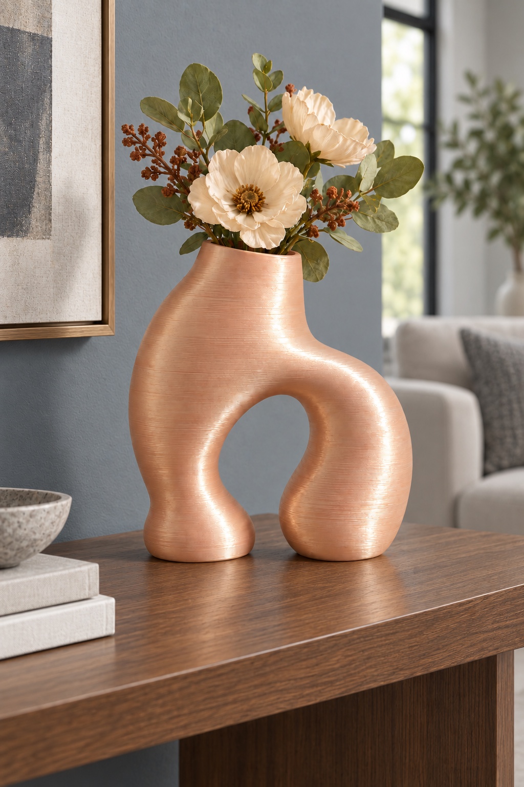 Pebble Portal faux-stem styling direction