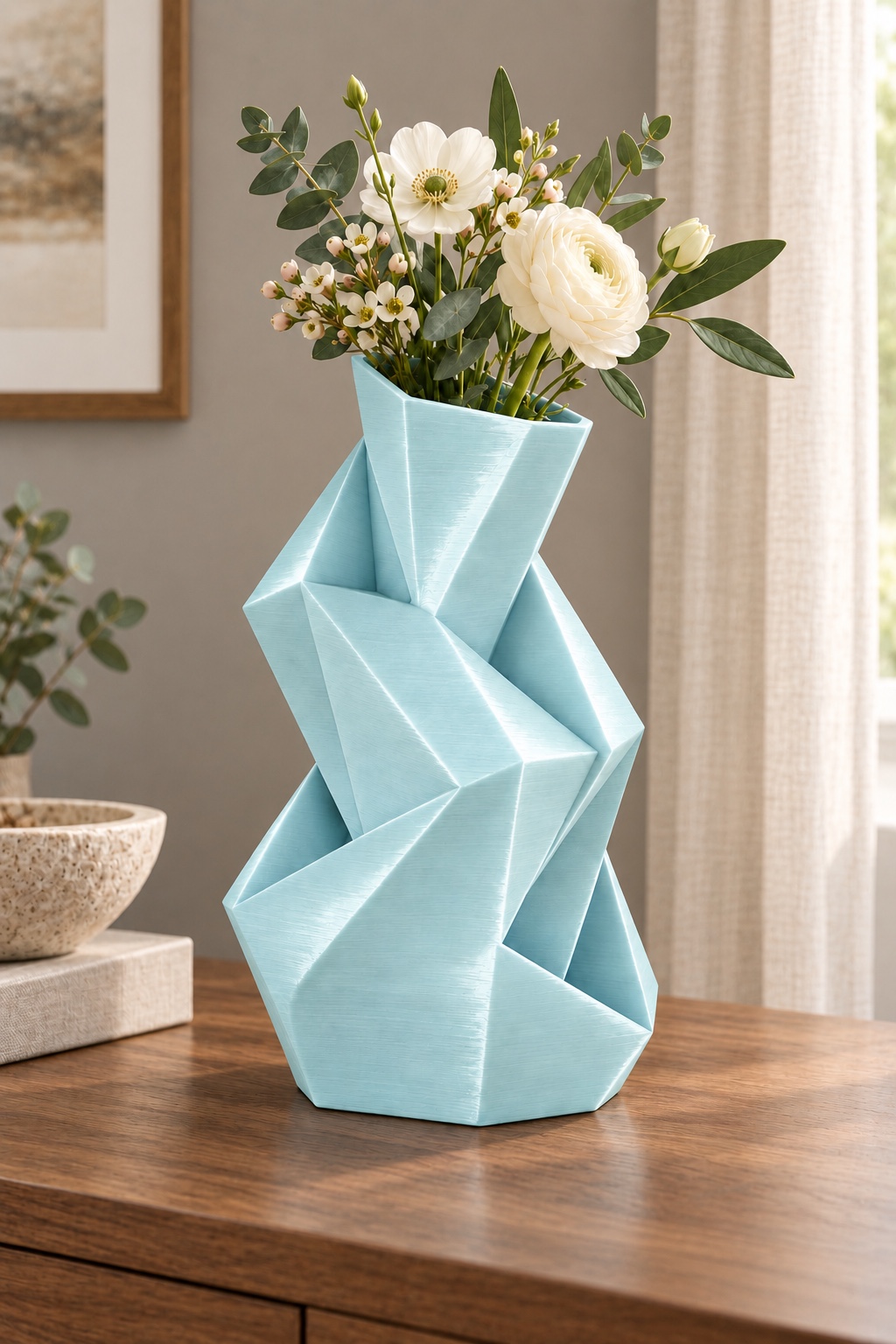 Facet Fold fresh-flower styling direction