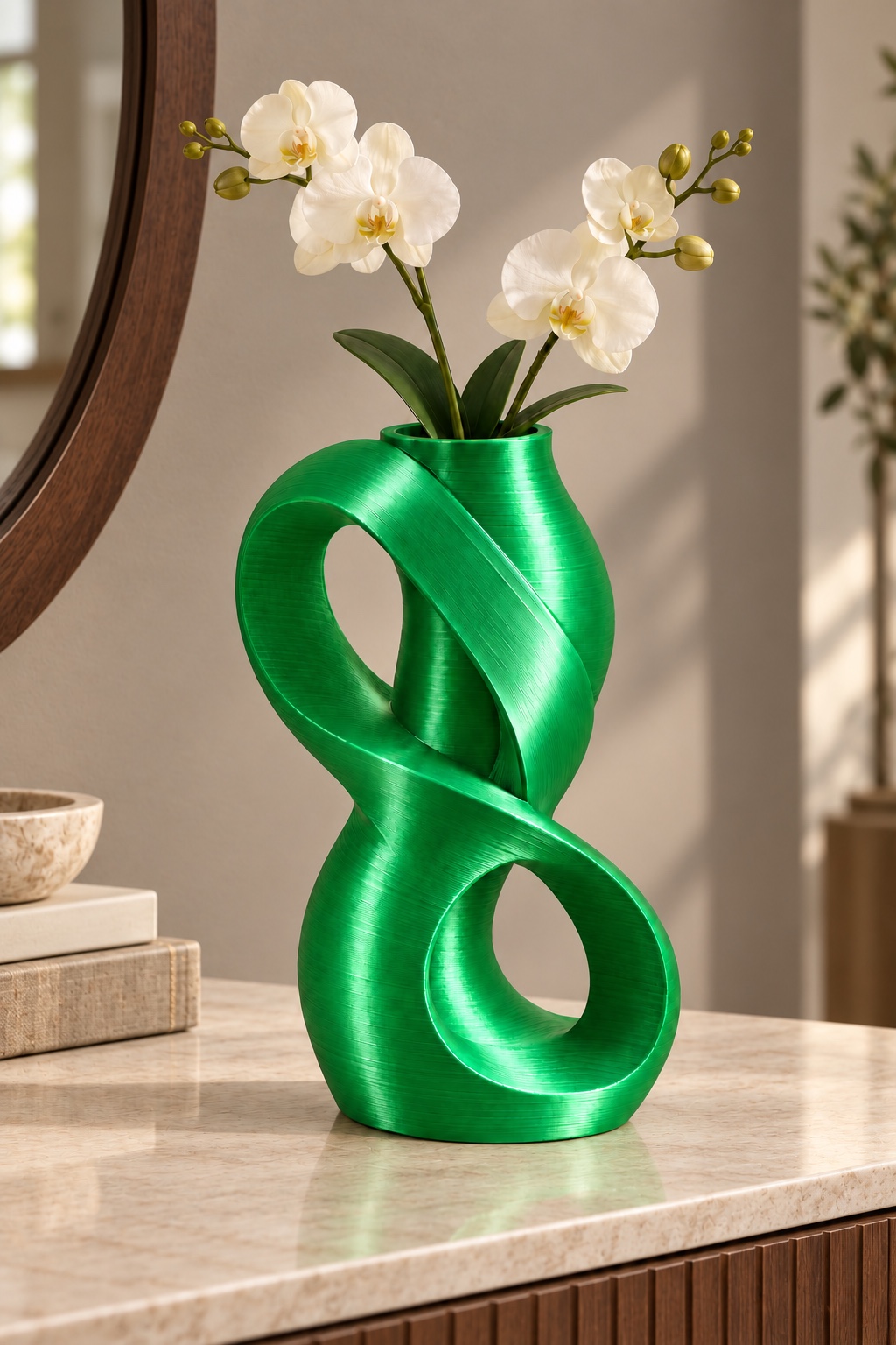 Infinity Coil faux-stem styling direction