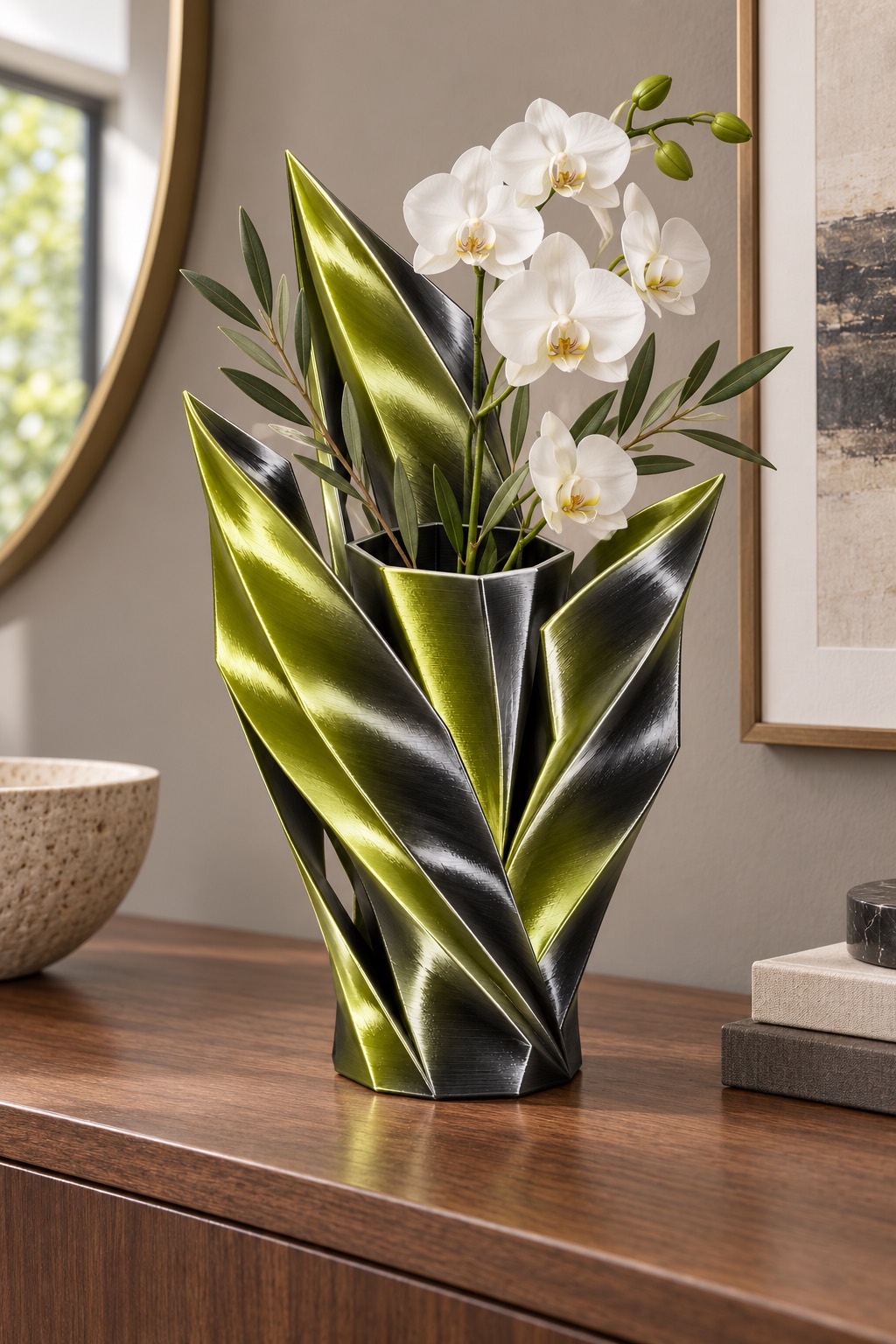 Folded Wing faux-stem styling direction