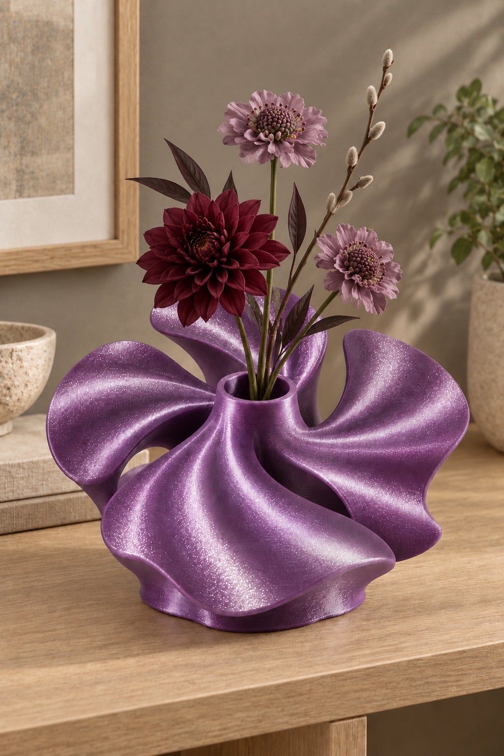Bloom Vortex faux-stem styling direction