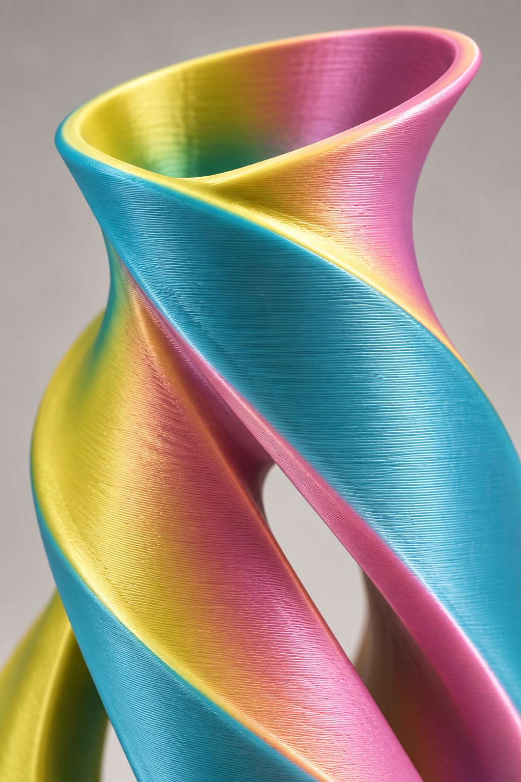 Spiral Column surface and form detail visualization