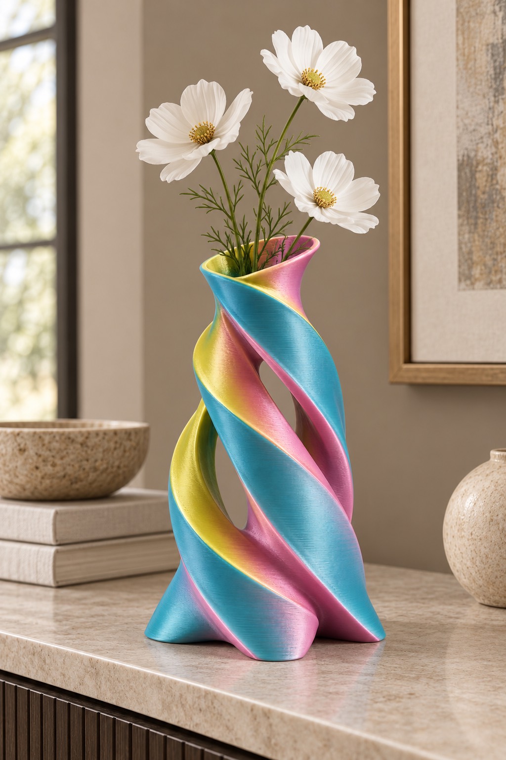 Spiral Column faux-stem styling direction