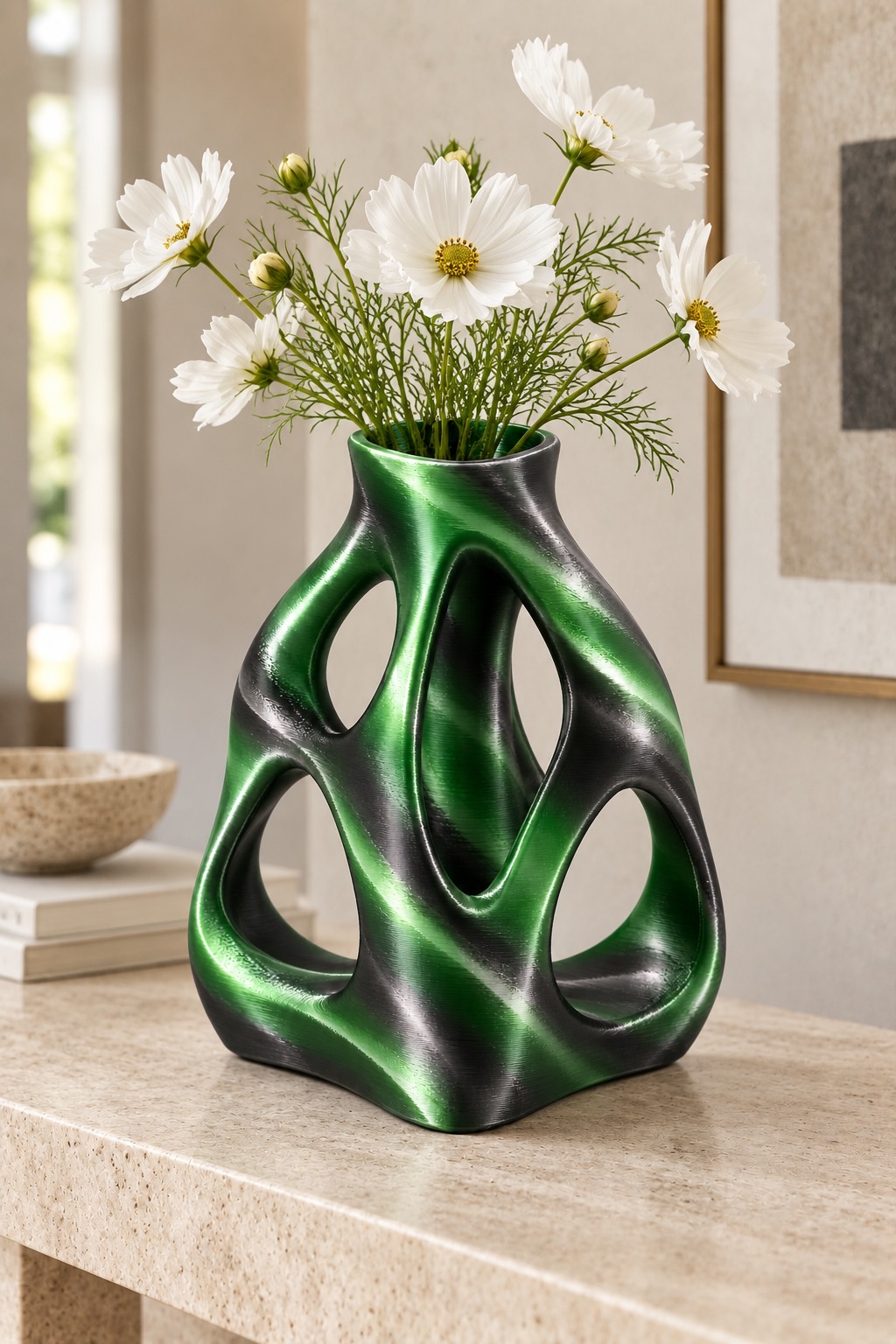 Mesh Vessel faux-stem styling direction